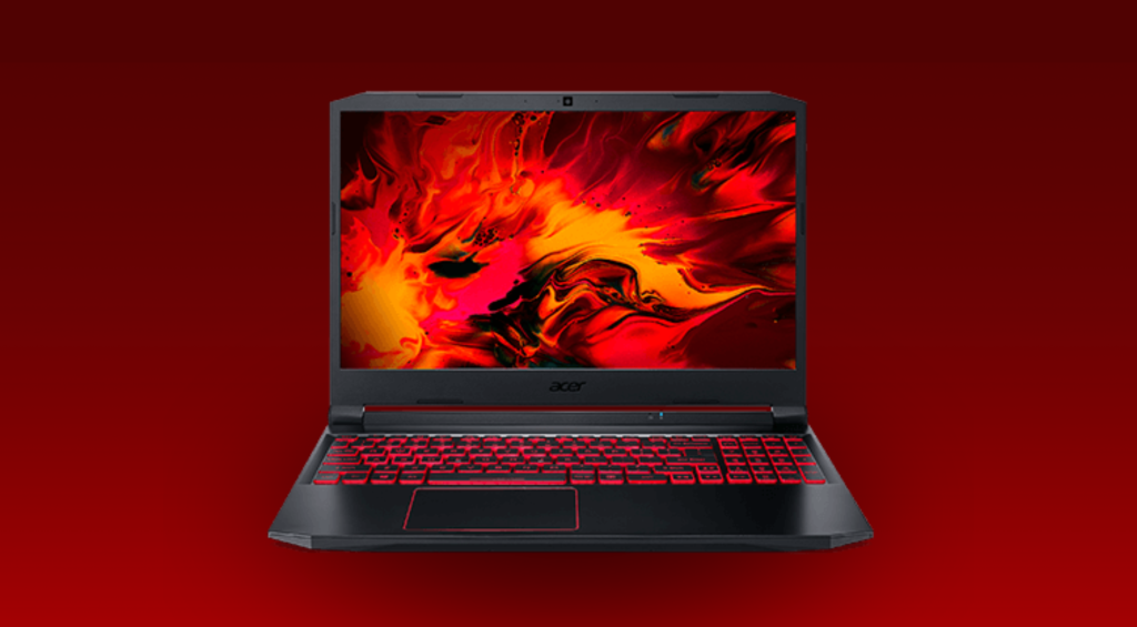 Acer Nitro 5, affordable gaming laptop with strong cooling system.