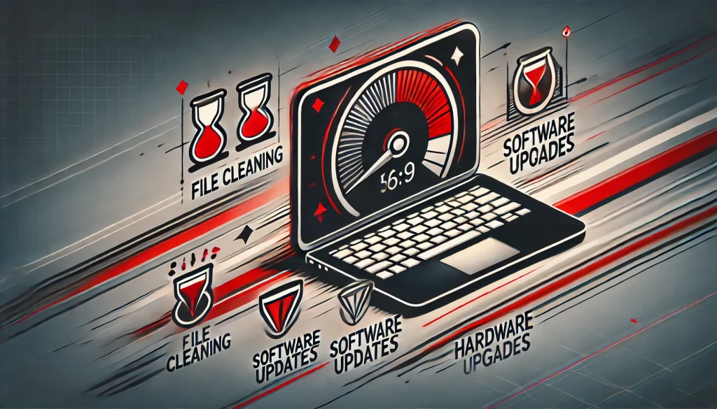 Troubleshooting slow laptop: Steps for optimizing speed, from cleaning files to hardware upgrades