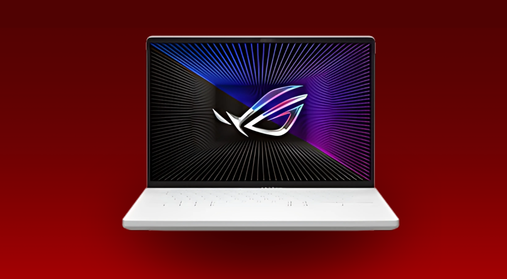 Asus ROG Zephyrus G14, a compact gaming laptop with high-end features.