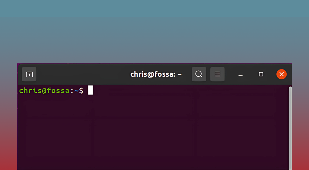 A user-friendly Ubuntu terminal interface showcasing clean command-line execution.