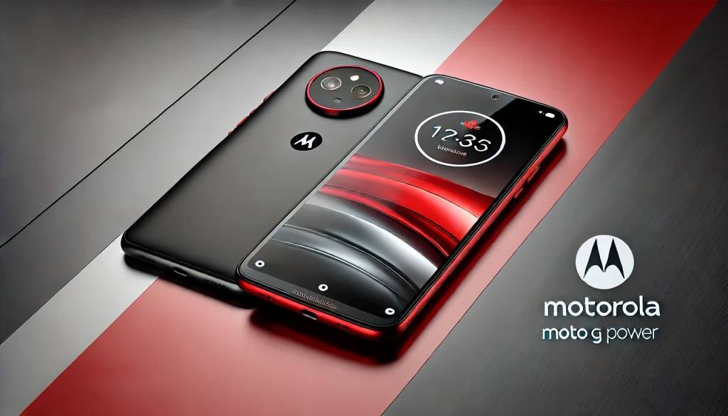 A Motorola Moto G Power Smartphone