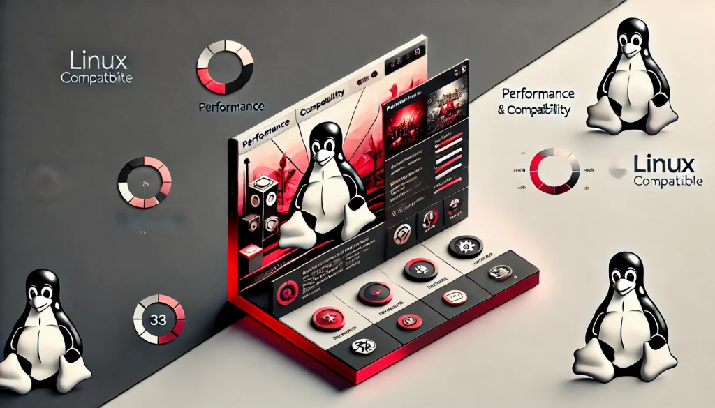 Screenshot showing popular Linux-compatible games, highlighting performance and compatibility for Linux gamers.