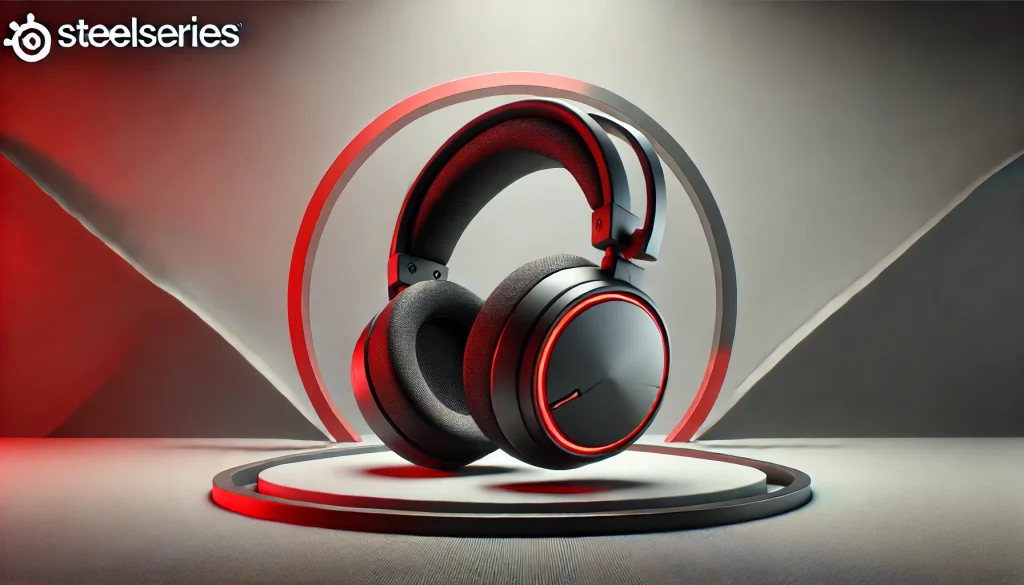 Showcase the SteelSeries Arctis 7 wireless headset with focus its design and comfortable ear cushions.