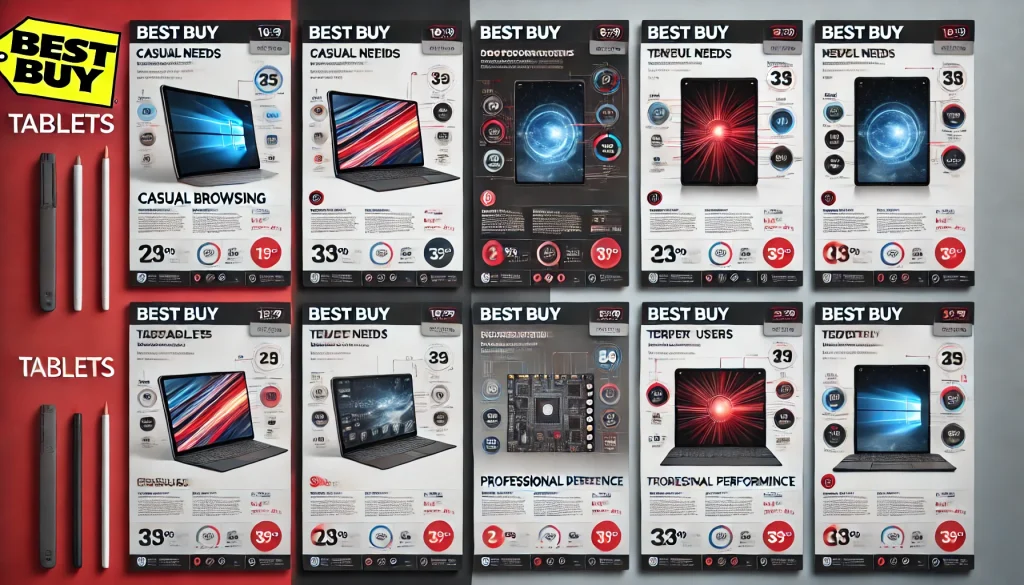 Wide range of Best Buy tablets for every need, from browsing to performance and value.