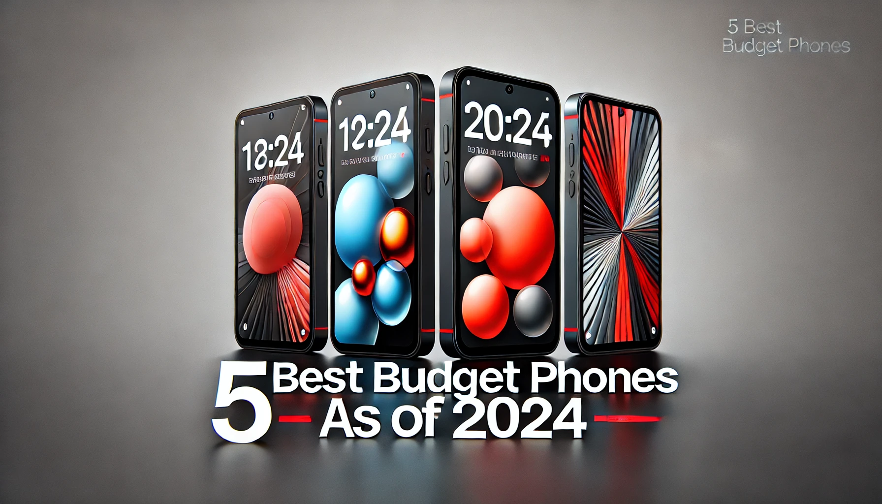 5 Best Budget Phones as of 2024