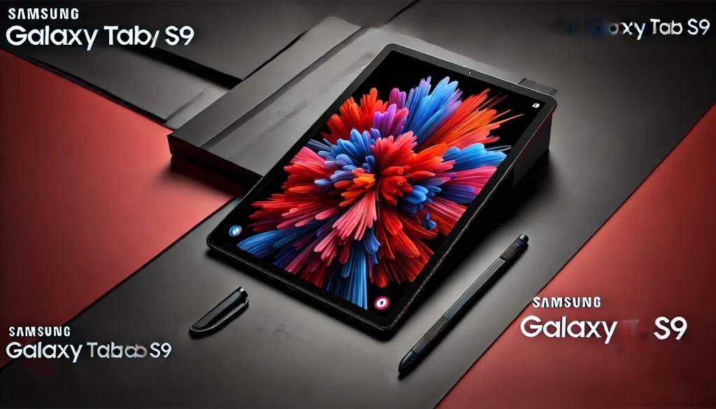 Samsung Galaxy Tab S9 with AMOLED display, S Pen, high performance