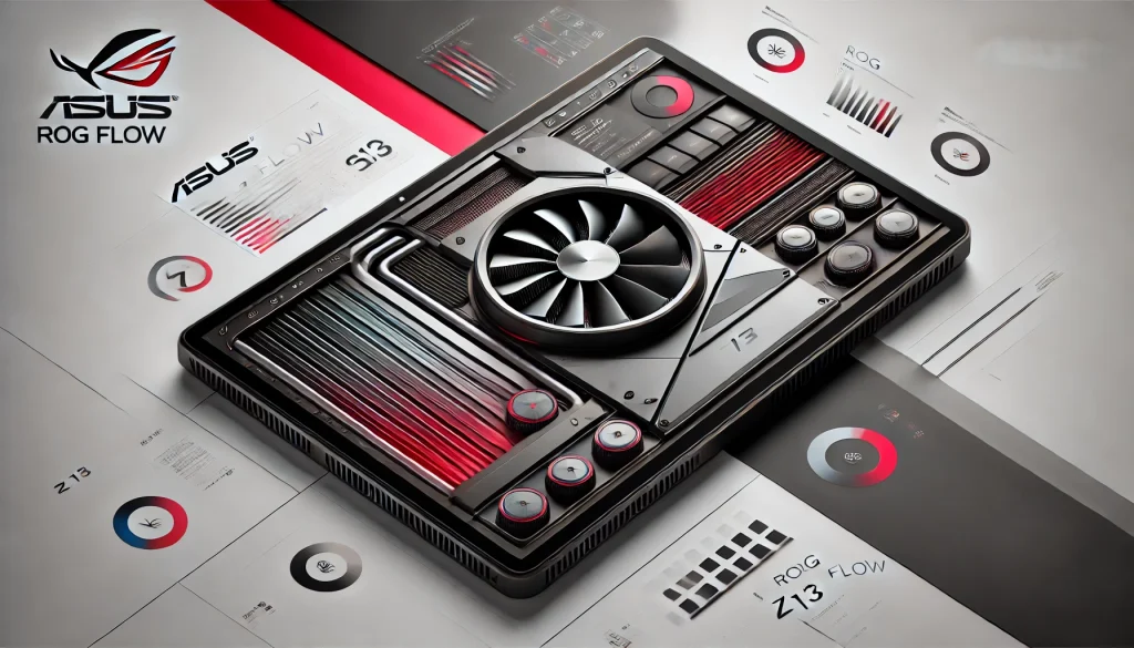 Detailed view of ASUS ROG Flow Z13 design and performance.