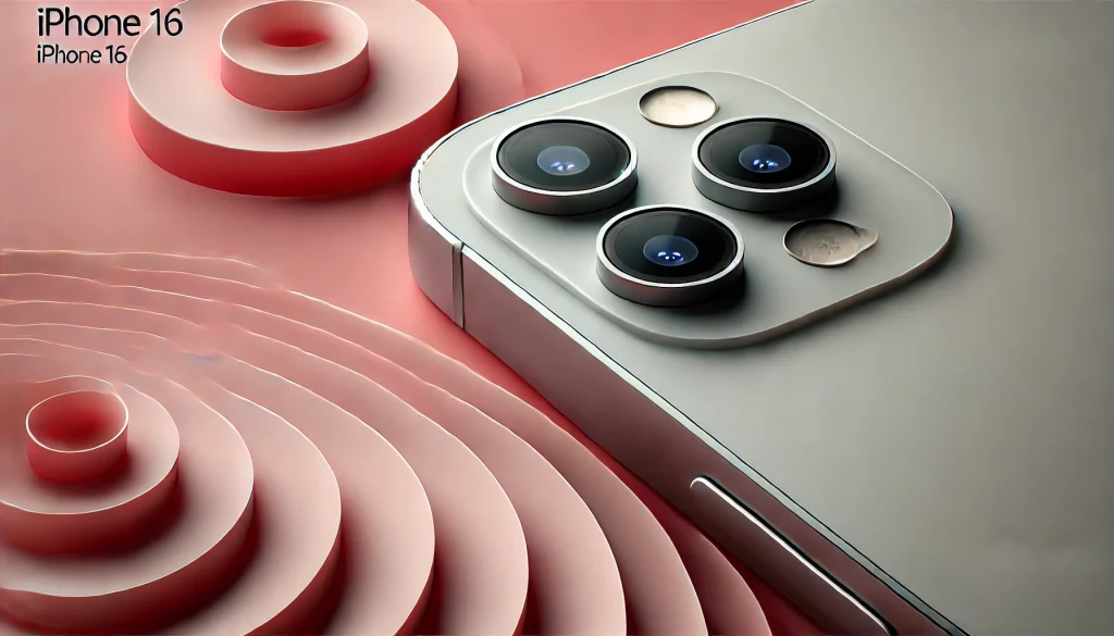 Triple-lens camera setup showcasing iPhone 16's advanced capabilities.