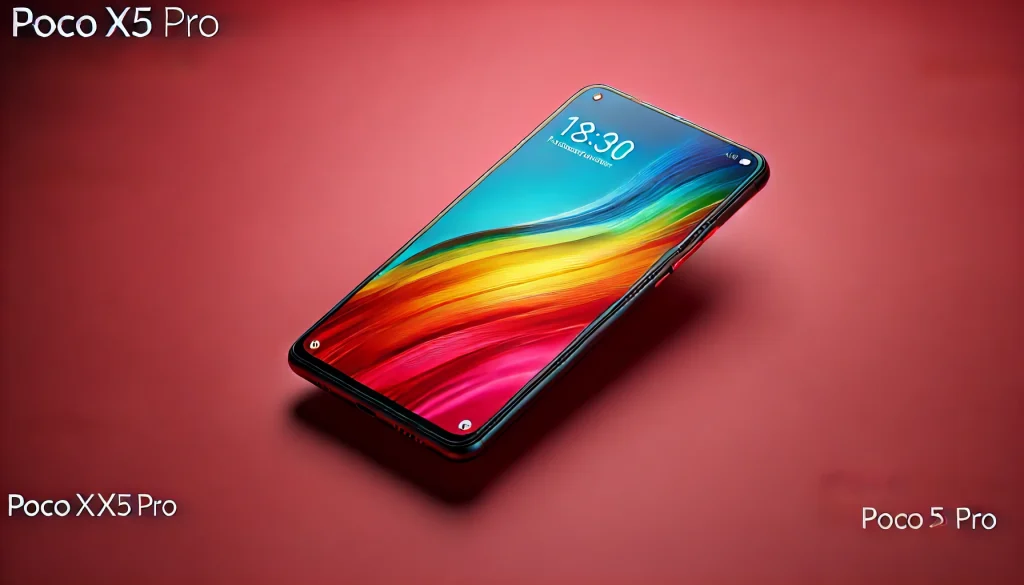 Poco X5 Pro's sleek design and vibrant display.