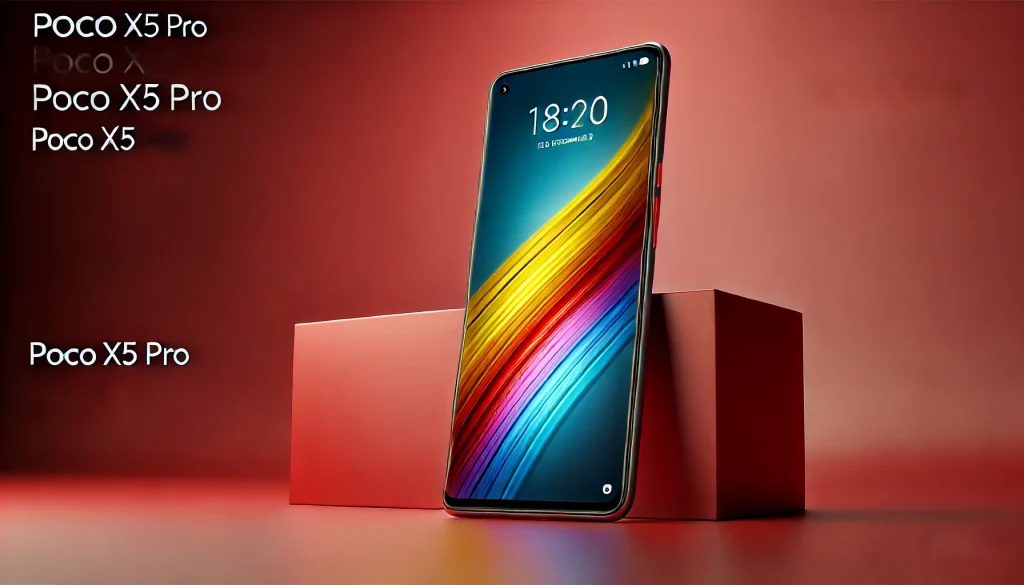 Poco X5 Pro sleek design and vibrant display.