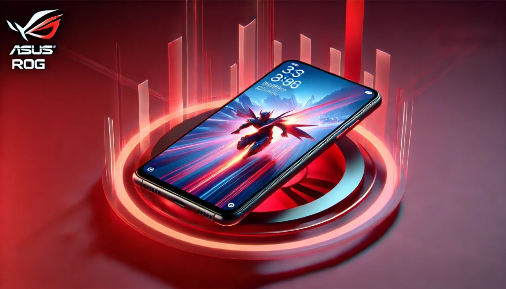 Gaming on Asus ROG Phone with smooth graphics and responsive performance.