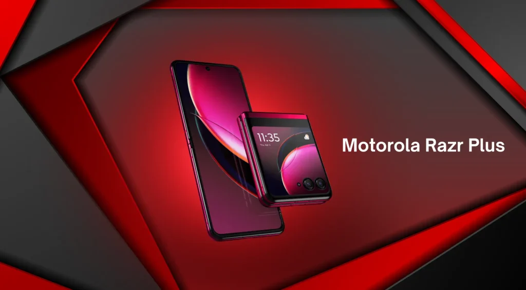 Motorola Razr Plus cover display vibrant.