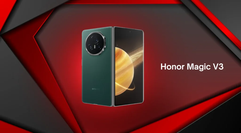 Honor Magic V3 slim elegant profile.