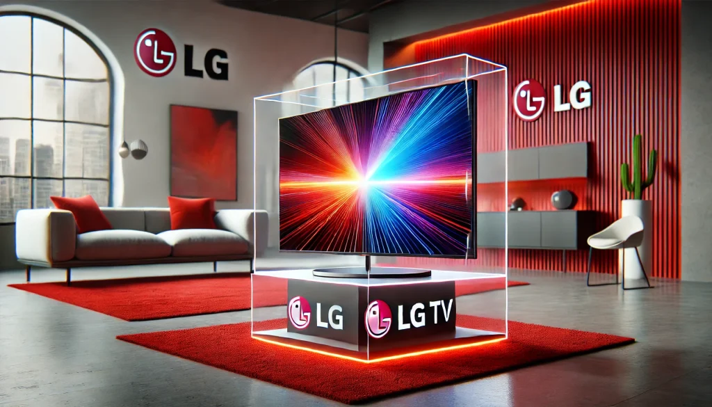 LG Transparent TV blending cutting-edge display technology with futuristic elegance.