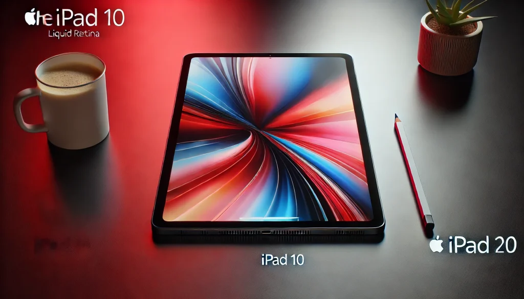  iPad 10's sleek design and Liquid Retina display.