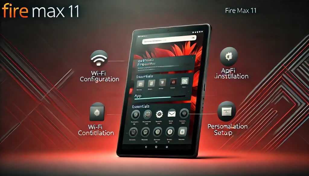 Fire Max 11 setup showcasing essential steps for optimized use.